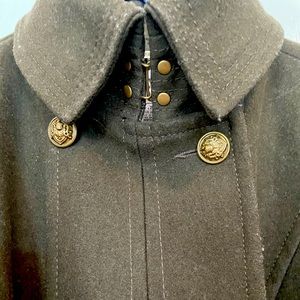 Very warm military style trench coat